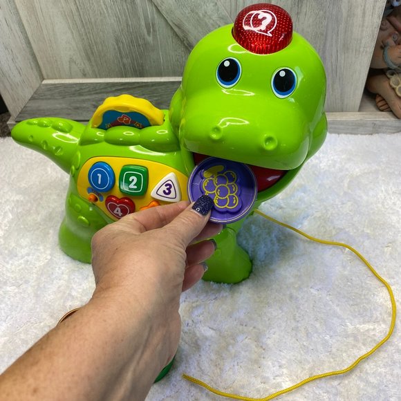 VTech Chomp and Count Dino Green - Picture 7 of 7